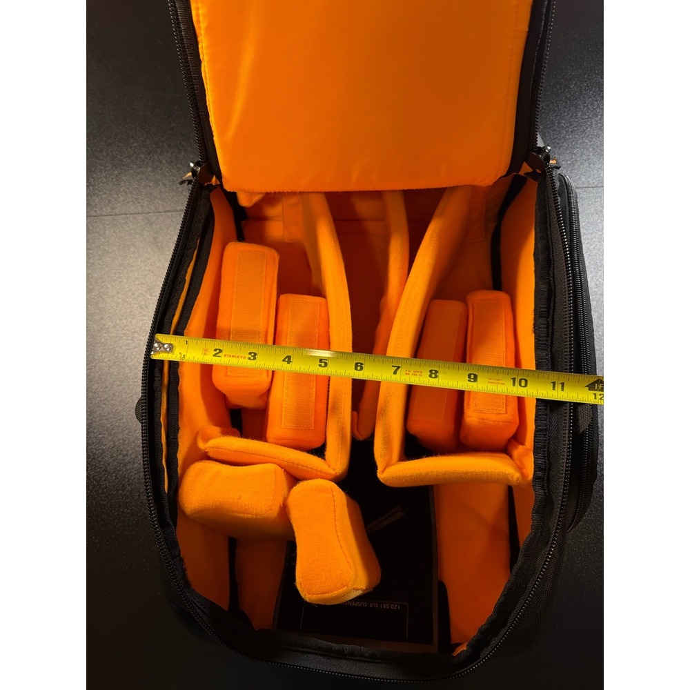 Case Logic SLRC-206 Professional SLR Camera Backpack Orange Interior / Dividers - Picture 3 of 16